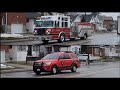 Oshawa fire pumper 21 car 25 responding