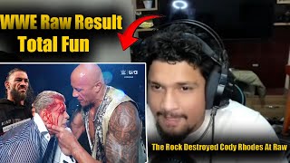 WWE Raw Result Preview The Rock Attack Cody Rhodes For Roman Reigns See What's Next