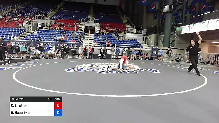 170 Lbs Consi Of 64 #2 - Caden Elliott, Oklahoma V...
