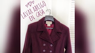 Cómo Lavar Un Abrigo 100% De Lana En Casa