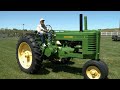 An original john deere g tractor owned by just one family since it was new more than 75 years ago