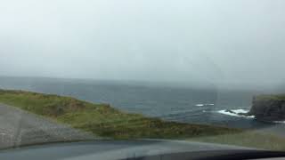 Driving past Bishop's Island, Loop Head, County Clare, Ireland