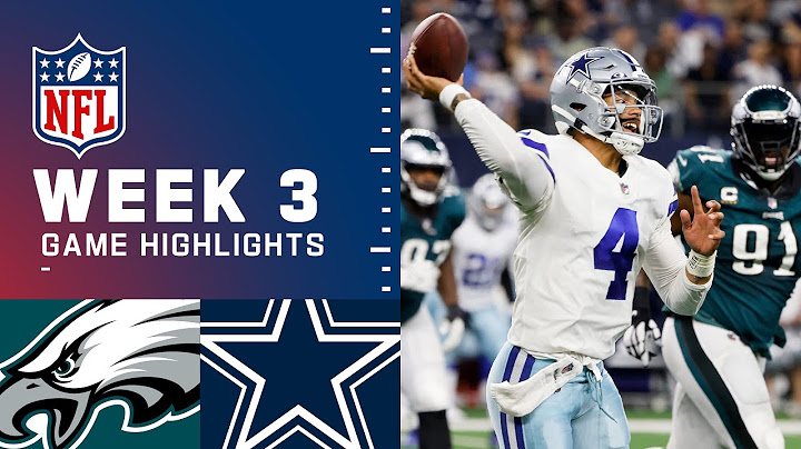 Eagles vs. Cowboys Week 3 Highlights | NFL 2021