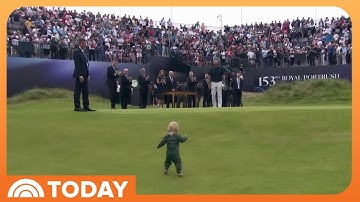Audience Goes Wild for Scottie Scheffler’s 1-Year-Old Son at Open