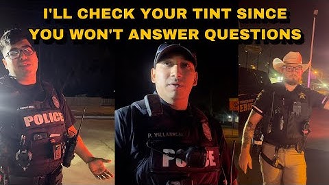Cops Gave Me More Tickets For Not Answering Questions