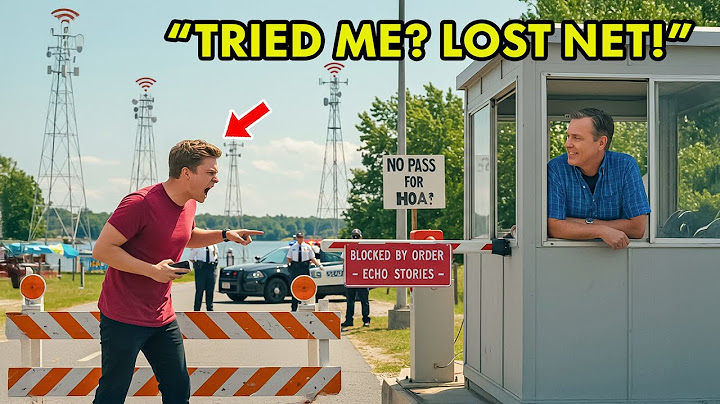 HOA’s Son Calls 911 After I Refused to Share My Wi-Fi at the Lake — So I Blocked His Whole Street