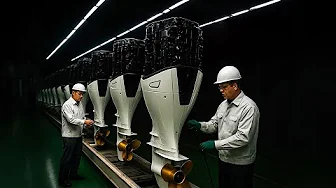 The Hidden Process of Making Outboard Engines