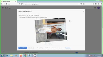 Google Classroom: How to change profile picture in Google classroom