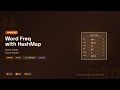 Rust Word Frequency Counter with HashMap 📊 | Rust by Examples #10