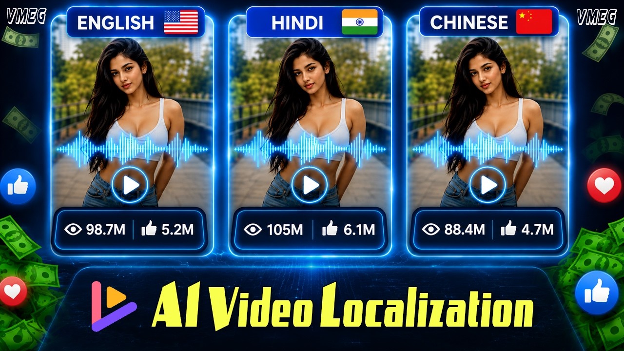 Best AI Video Translator & Dubbing Tool | Text to Speech with Lip sync | VMEG