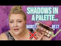 The WORST and BEST Shades ¯\_(ツ)_/¯... Favorite and LEAST Favorite Shadows in a Palette! Pt. 3