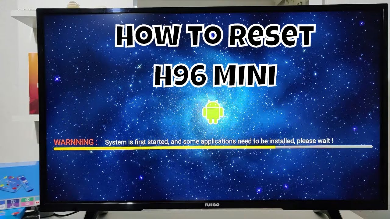How to Reset H96 Mini Factory Reset Android Box YouTube