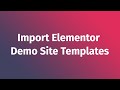 Bizix - Import Elementor Demo Site Templates
