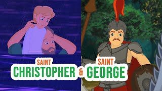 St Christopher & St George Story | Compilation Video | Saints for Kids