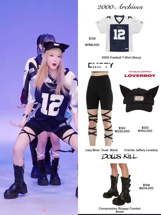 Lesserafim perfect night fits (sporty style)! #kpop #lesserafim #fits #kpopoutfit #style #fashion