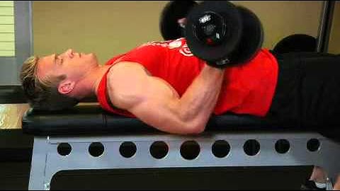 Biceps   Lying Supine Dumbbell Curl   Exercises Guide!   Live Health Club