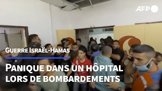 Gaza: panique dans un hôpital après des bombardements | AFP