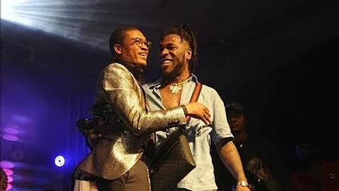 BURNA BOY SETS  AQUILAR STAGE ON FIRE AS SHINA PELLER COME OUT TO HUG HIM