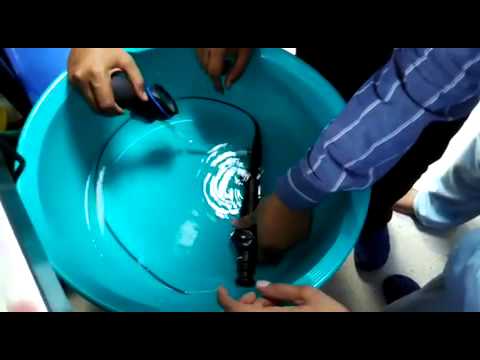 Leak test for flexible endoscope - YouTube