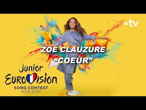 Zo Clauzure - C?ur | ?? France | Eurovision Junior 2023 / lyrics video - Eurovision France