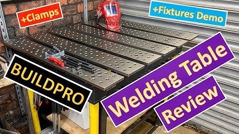 BuildPro Welding Table Review, Clamps and Fixtures