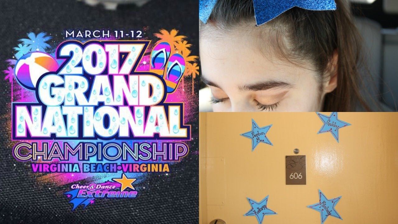 cheer vlog nationals virginia beach 2017 YouTube