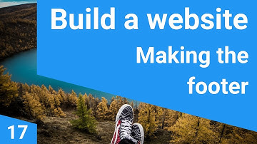 Build a responsive website tutorial  17 - The website footer