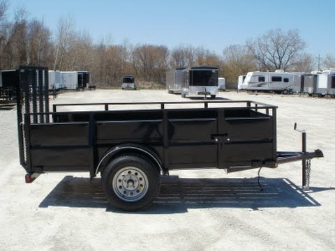 trailer utility parker performance 5x10 steel highster ramp gate mfg