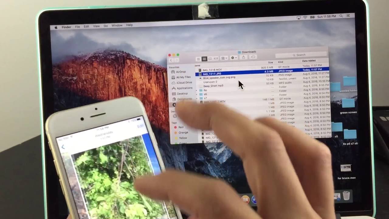 how to share iphone screen to mac laptop