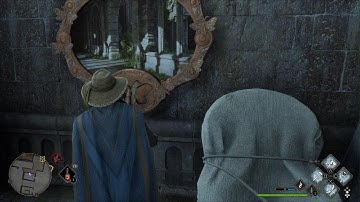 Hogwarts Legacy | Butterfly challenge in the clock tower courtyard