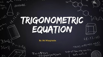 How to solve trigonometric equation