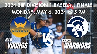 Game 3 Hilo High Vikings vs Waiakea Warriors | BIIF DI Baseball Finals screenshot 4