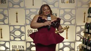 Da'Vine Joy Randolph | 81st Golden Globes Winner's Backstage Interview