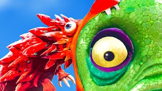 NEW SEABREATHER DRAGON vs GIANT OCTOPUS BOSS - Hungry Dragon Part 25 | Pungence screenshot 5