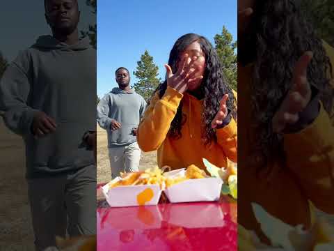 Eat Or Run Challenge #shorts #food #couples #challenges #foodie #maeneddie #fungames
