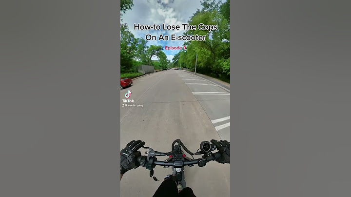 How-to Lose the Cops on an E-Scooter #joke
