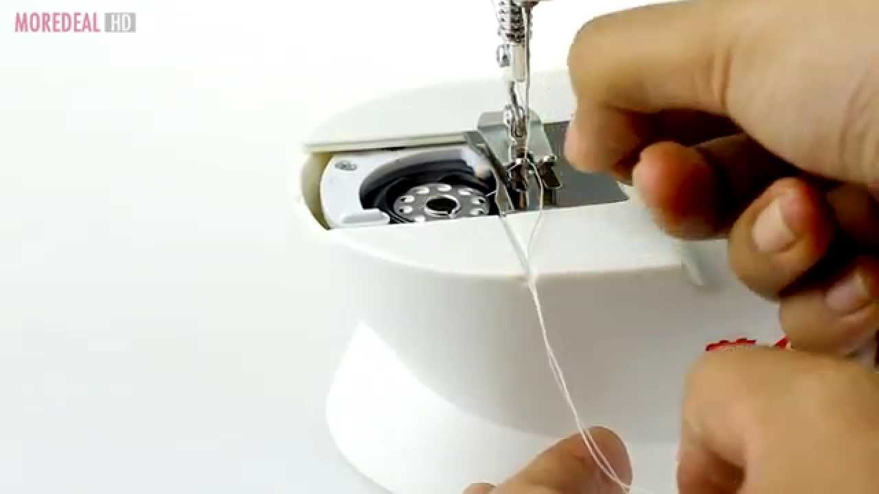 How to Thread a Mini Sewing Machine Tutorial - Easy Sewing For