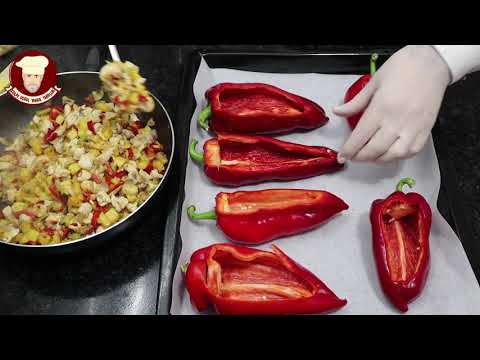 Video: Mantarlı Dolmalık Biber Nasıl Pişirilir