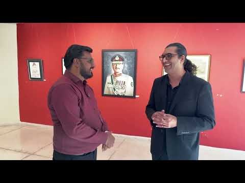 Weldone Pak Army | Art Exhibition | Ali Abbas | Al - Hamra
