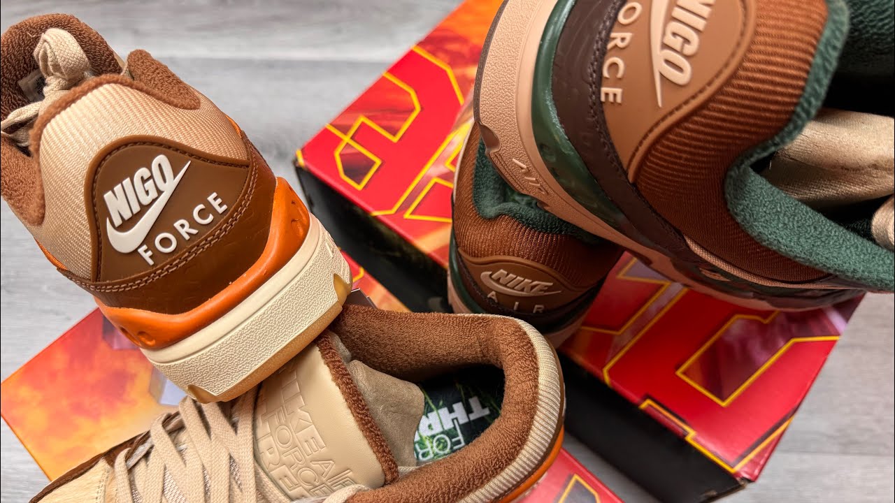 NIGO x Nike Air Force 3 “Ape Force”#nigo #nike #開箱 エア フォース 