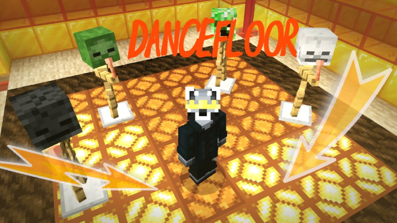 un dancefloor (piste de dance ) sur Minecraft !? - YouTube