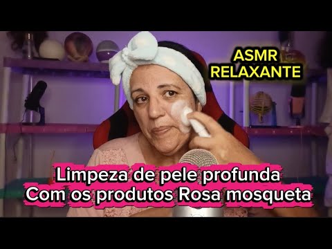 Asmr- Limpeza de pele profunda + Make suave 🤤🥱😴