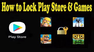 How to Lock Google Play Store with Password | Prevent kids from downloading apps and games screenshot 5