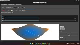 Honey Badger Algorithm Visualizer V2