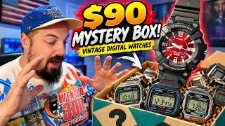 I Bought a $90 Mystery Box of Vintage Digital Watches