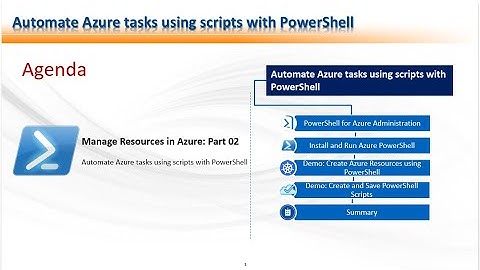 Automate Azure Tasks Using PowerShell