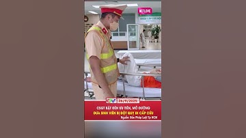 CSGT BẬT ĐÈN ƯU TIÊN, MỞ ĐƯỜNG ĐƯA SINH VIÊN BỊ ĐỘT QUỴ ĐI CẤP CỨU