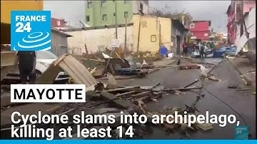 Cyclone slams into France