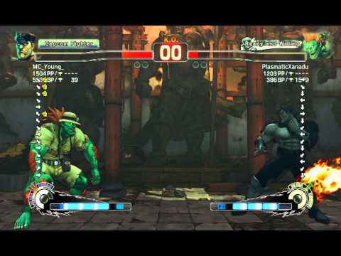 Ultra Street Fighter IV battle: M. Bison vs Blanka