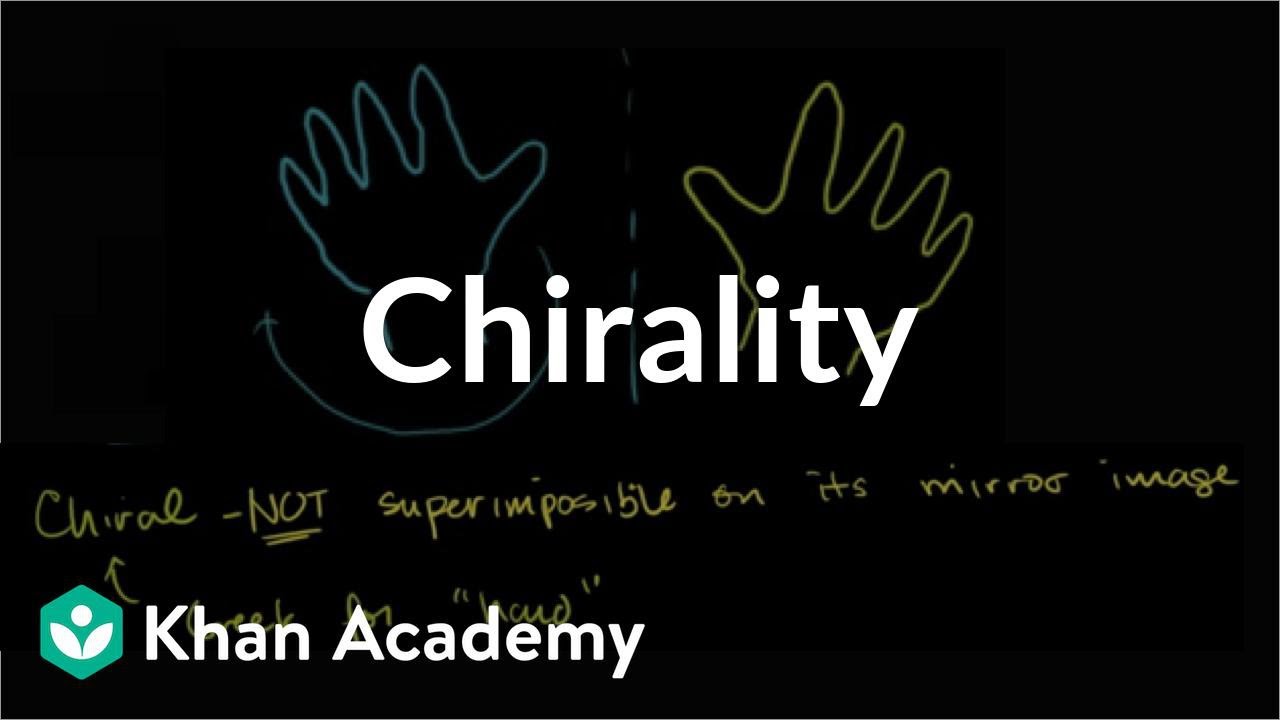 ⁣Introduction to chirality | Stereochemistry | Organic chemistry | Khan Academy